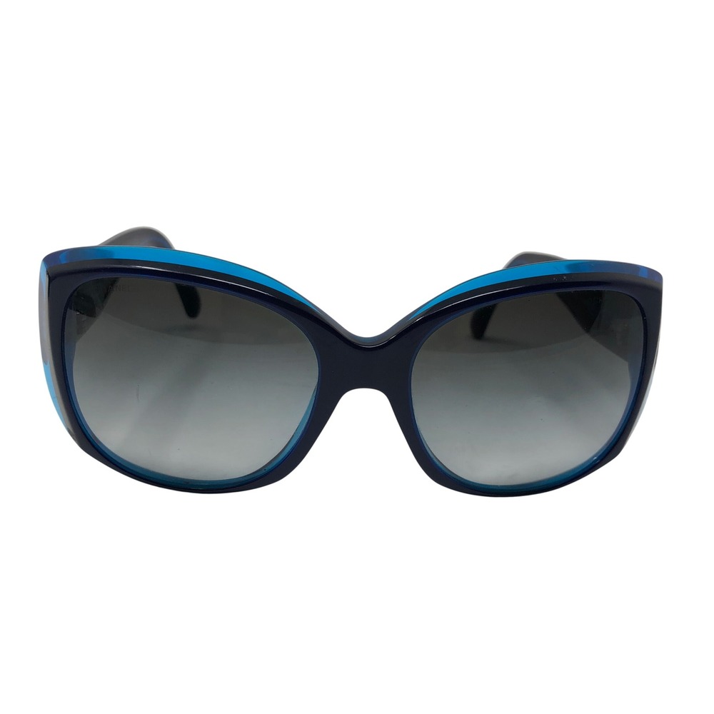 Chanel Sunglasses Womens 58mm Adult Blue Navy Square‎ Gradient 5218 c.1218/3C